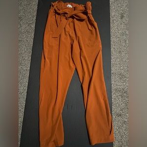 Calvin Klein Burnt Orange comfort silkyish pants Fun and stylish! Love them!